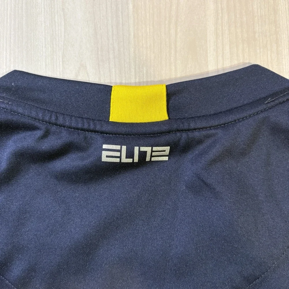 Jordan Elite Marquette University Long Sleeve Shirt Men's Size L Navy Blue